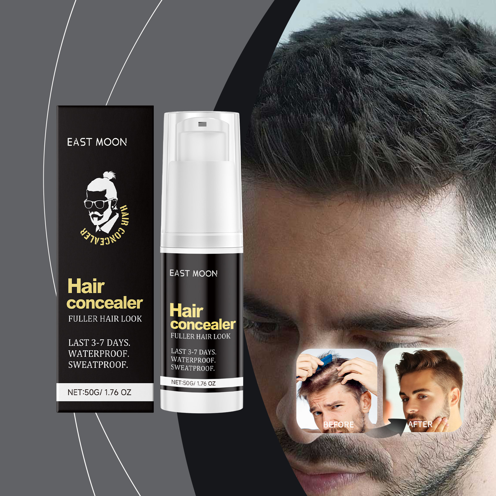Hair Coverage Concealer Cream  - Licorice Root Extract 评论和价格