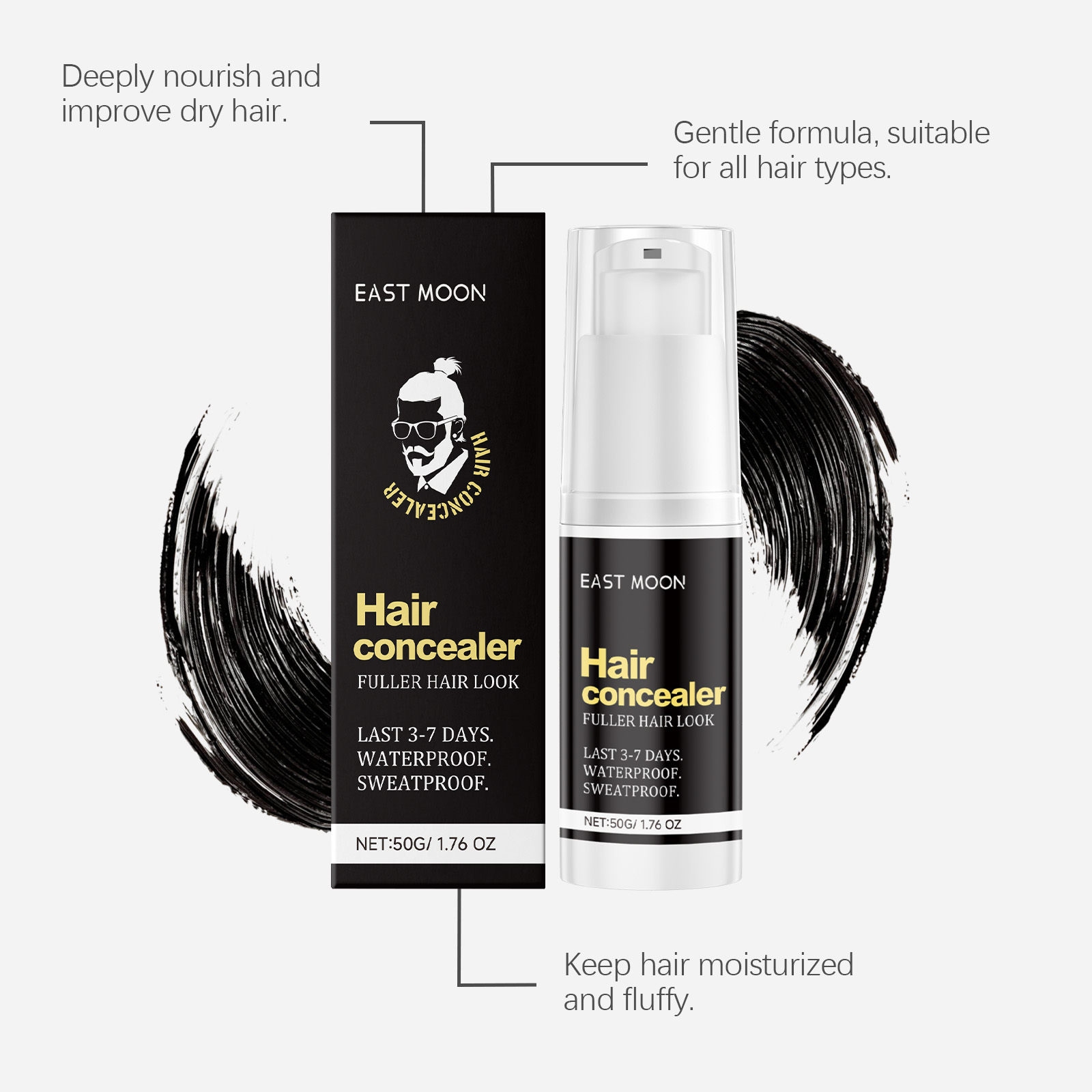 Hair Coverage Concealer Cream  - Licorice Root Extract 评论和价格