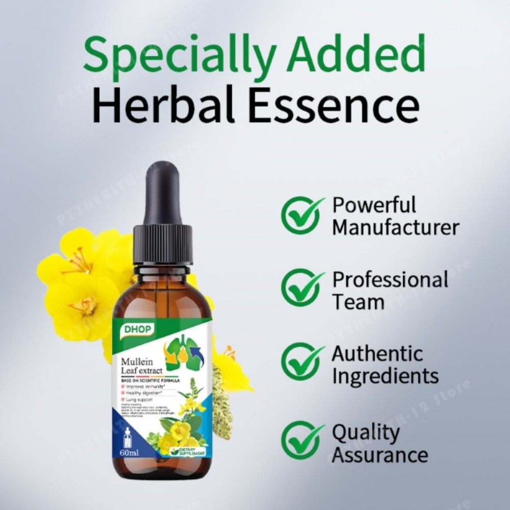 Mullein Leaf Extract Drops 60m - Licorice Root Extract 评论和价格