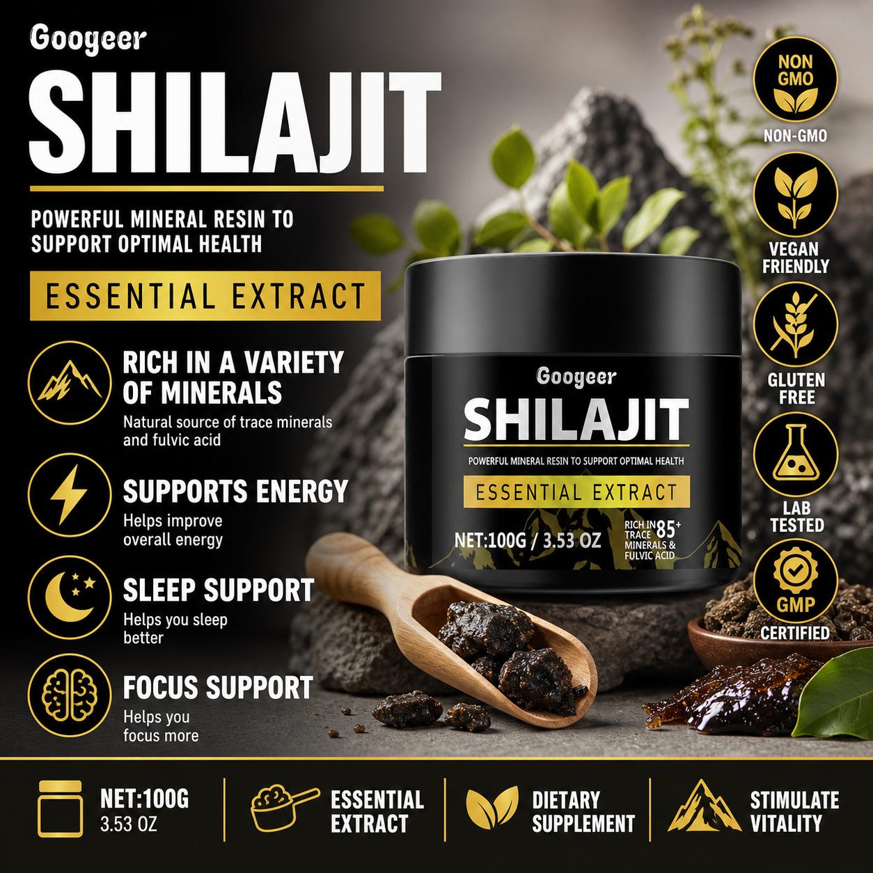 Googeer Shilajit Extract Powde - Licorice Root Extract 评论和价格