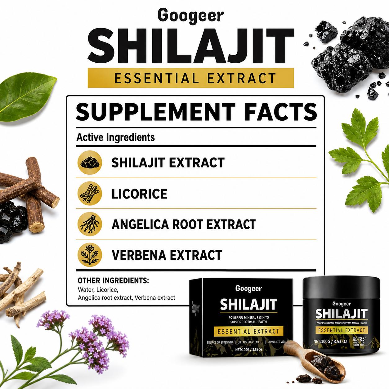 Googeer Shilajit Extract Powde - Licorice Root Extract 评论和价格